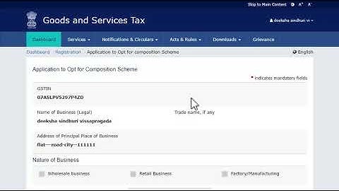 GSTN Official Guide for Opting for Composition