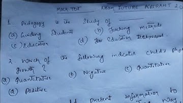 Assam TET 2021/mock test solution video/ English subject / by রুবেল স‍্যার/ take your test now