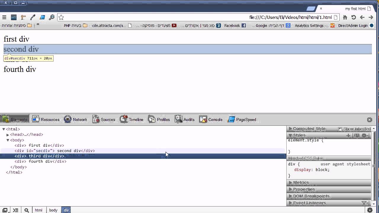  html 31 position absolute youtube