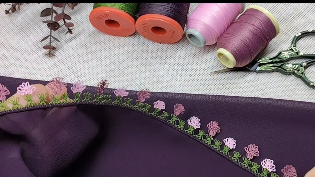 77. 🔥Zarif, Sıralı ve Şık İğne Oyası 