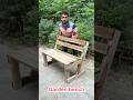 Beautiful Garden Bench Design 🌿🪵 Amazing Woodworking DIY Project!  Start to finish | full process