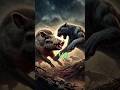 Epic Battle Black Phanter vs Wild Boar #shorts #animals #animalbattle #wildlife