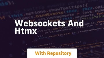 websockets and htmx