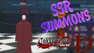 SSR summons Noro tokyo ghoul dark war / токийский гуль / витрина от подписчика