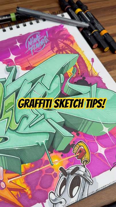 Graffiti sketch tips! #howtodraw #sketchbook #drawingtutorial #graffiti