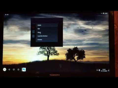 Android x86 script shortcut add to display - easy way