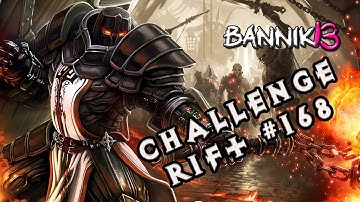 [DIABLO 3] Challenge Rift 168 Guide - CRUSADER Fist of Heavens Top 3 Leaderboard Time First Shot!