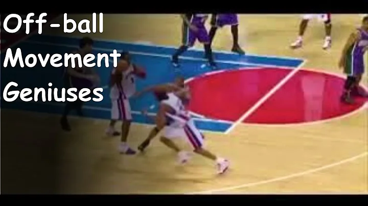 Off-ball Movement Geniuses | Rip Hamilton | Steph Curry | Reggie Miller