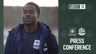Press Conference | Argyle v Bolton Wanderers Net Worth
