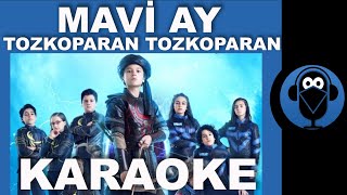 TOZKOPARAN İSKENDER - MAVİ AY ŞARKISI / ( Karaoke )  / Sözleri  / Beat / COVER