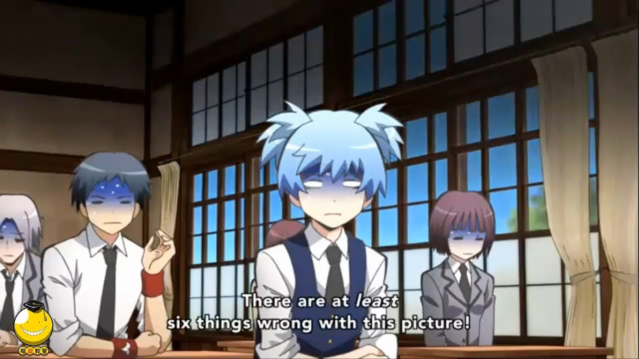 暗殺教室 面白い瞬間 Ansatsu Kyoushitsu Funny Moments 10 Youtube