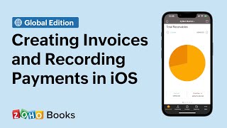 Creating Invoices and Recording Payments - Zoho Books iOS app screenshot 3