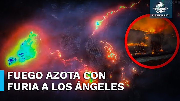 Así se ve el “infierno” que se vive en Los Ángeles; incendios no paran