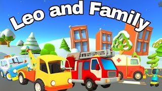 Leo car and Ambulance for kids / Leo Truck and Ambulance , Fire Truck / Fairvikat / Leo cartoon