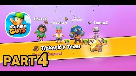 Stumble Guys Event - Gameplay Walkthrough Part 4 - TickerX (iOS, Android)