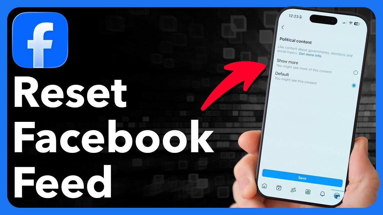 How To Reset Facebook Feed - YouTube