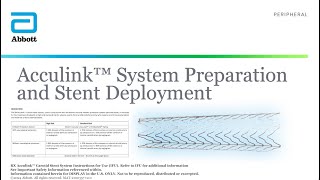Acculink Prep & Deploy Instruction Video US
