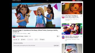 Reacting to mermaid magic 2 trailer 