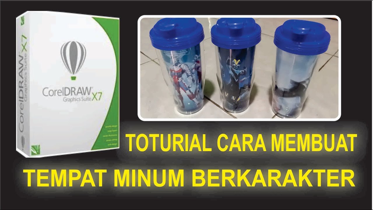 TUTORIAL CARA  MEMBUAT TEMPAT MINUM BERKARAKTER DENGAN  