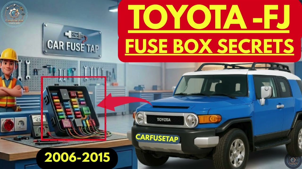 fj cruiser cigarette lighter fuse Toyota CRUISER.Power outlet not working.How we fix it. location and name Toyota FJ CRUISER.Power outlet Cigarette