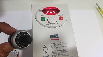 How to program iC5 with external potentio? || LSIS