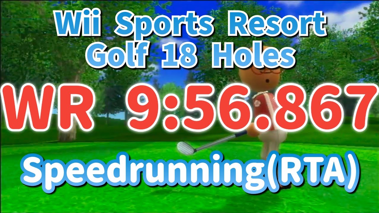 WR】Wii Sports Resort - Golf 18 Holes 9:56.867 - YouTube