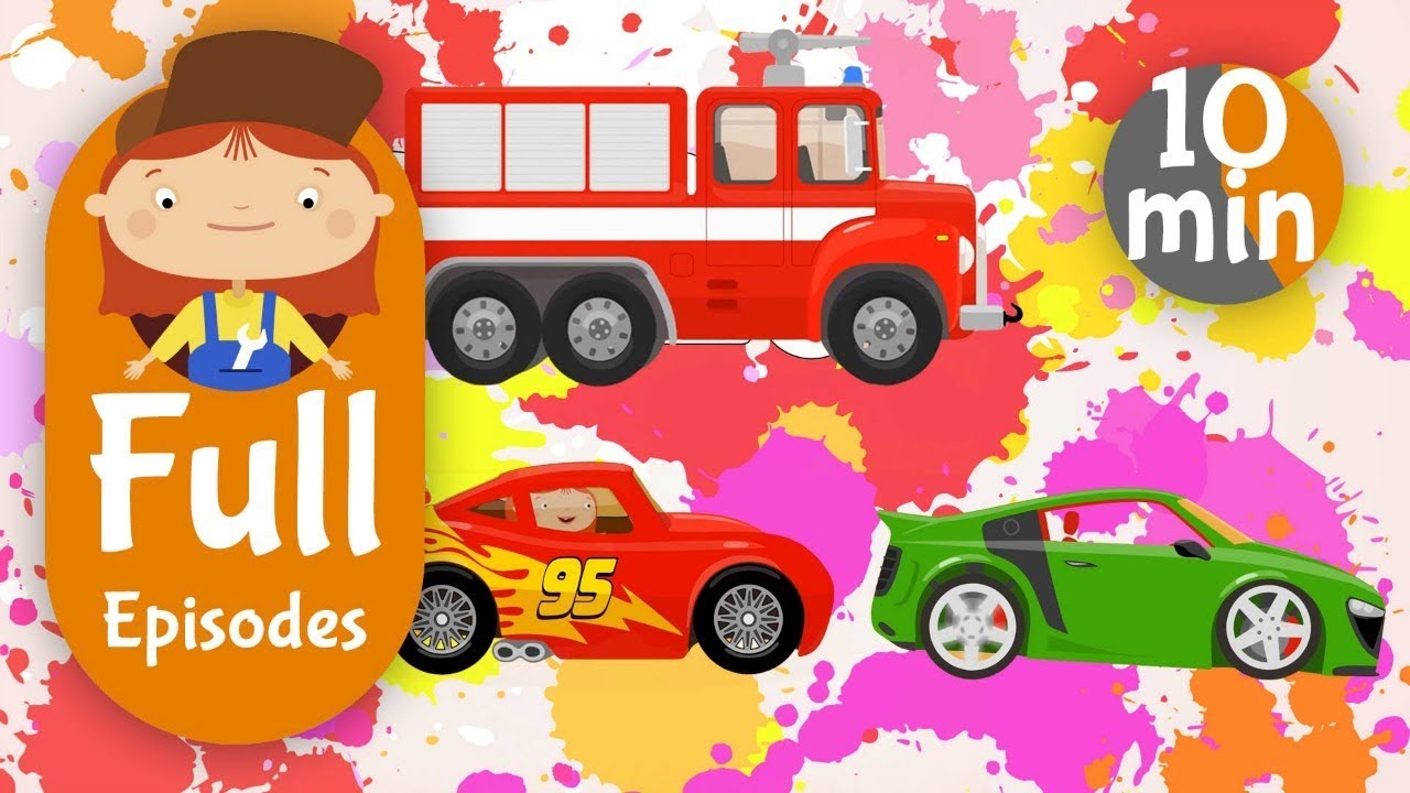 Learn Kids' Colors. Kids' Cars and Trucks for Kids YouTube