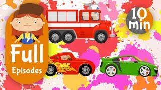 Learn Kids' Colors. Kids' Cars and Trucks for Kids