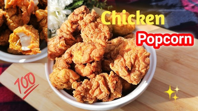 فشار الدجاج المقرمش بوبكورن الدجاج Chicken Popcorn Recipe Youtube
