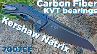 The Kershaw Natrix - Now dressed up in Carbon Fiber and KVT Action!