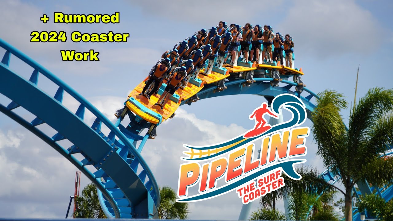 Surf's up: SeaWorld unveils new stand-up roller coaster 'Pipeline' – WFTV