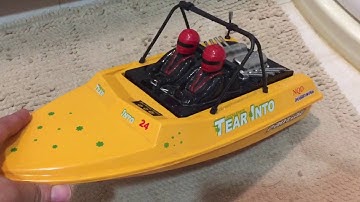 RC Jet Boat Mod build NQD brushless Jet Drive boat