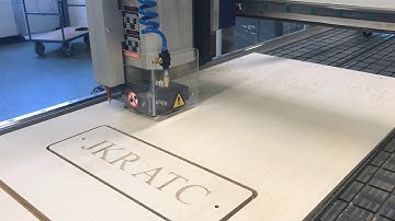 JKR 2513 ATC CNC router machining small place holder 2500mm x 1300mm XY travel