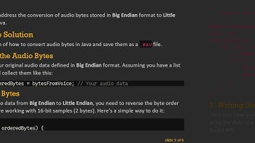 Converting Little Endian to Big Endian in Java .wav Files