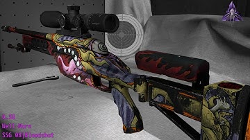 SSG 08 Bloodshot  - Skin Wear/Float