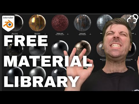 Substance to Blender Addon Free Material Library