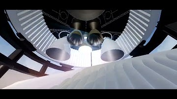 SHIP 4 Rocket Single engine Static fire demonstrating an Deorbit burn