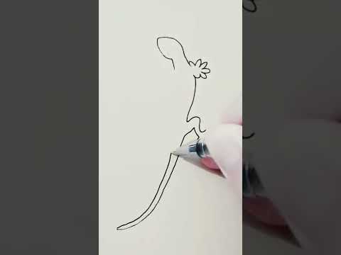رسم وزغ بطريقة سهلة وبسيطة 