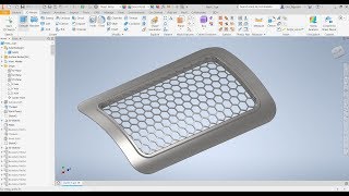 Inventor 2020 Tutorial #115 | 3D Surface ,Project surface & Modeling Advanced