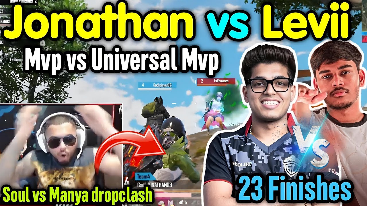 Jonathan vs Bmps Mvp Levii fight 🔥 Soul vs Manya dropclash 😱 GodL 23 ...
