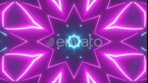 Futuristic Digital Technological Abstract Bright Kaleidoscope | Motion Graphics - Envato elements