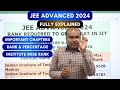 Jee advanced 2024  full details  mark vs rank  how to crack  who will get a seat