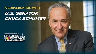 A conversation with u.s. senator chuck schumer