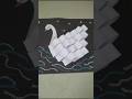 Swan making from craft paper #craft #swan #paperwallcraft