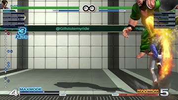 KoF 14 - Robert Instant Hop B character specific with chart.