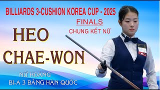 Download Lagu FINALS - CHUNG KẾT NỮ - HEO CHAE-WON vs CHOI DA-YOUNG - 3- CUSHION KOREA CUP - 2025 MP3