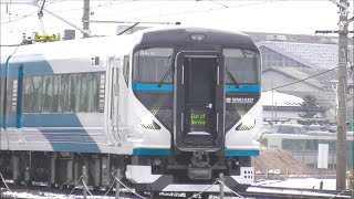 新年早々 E257系NA-11編成 ダイヤ改正前に長野から大宮総合車両センターに回送される！2021.1. JR長野総合車両センター　　panasd 2122