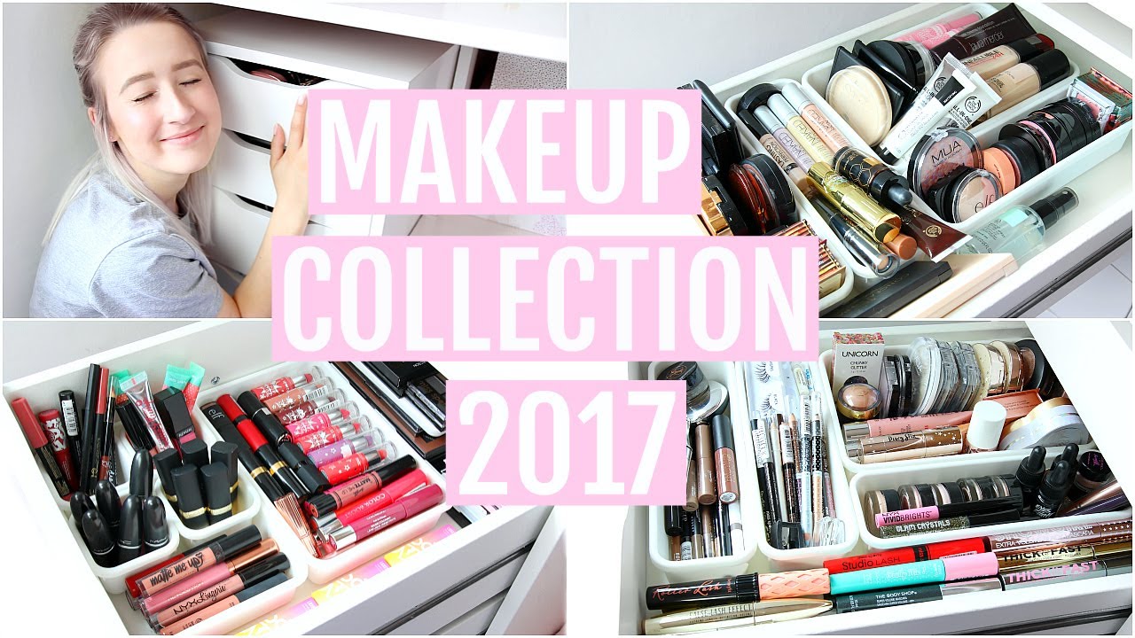 MAKEUP COLLECTION STORAGE 2017 Sophie Louise YouTube