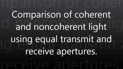 Audio comparison of Laser and LED scintillation with same-sized aperture
