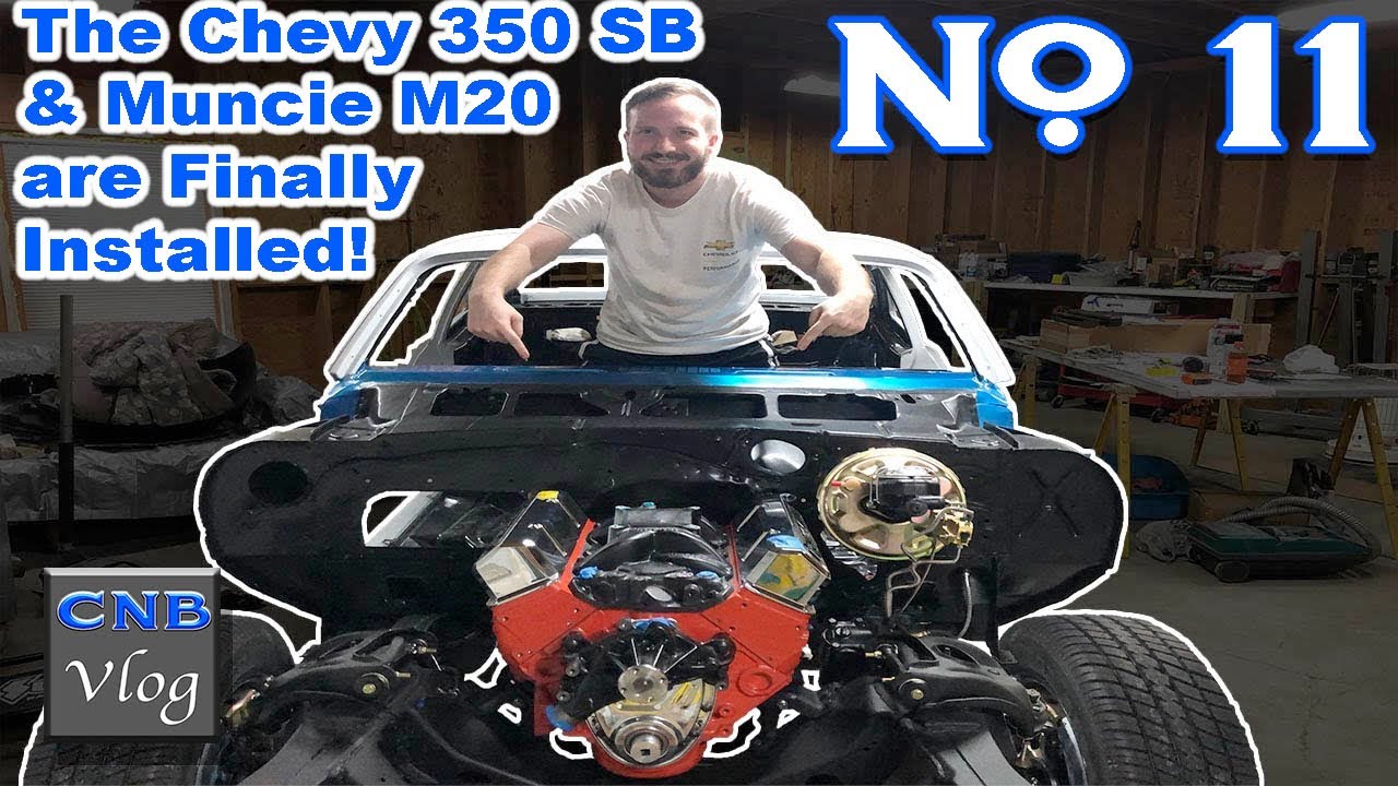 Chevy Nova Engine Amp Transmission Install Youtube